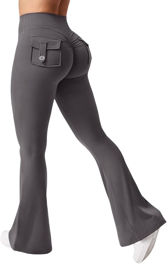 Tummy Control Butt Lifting Bootcut Yoga Pants