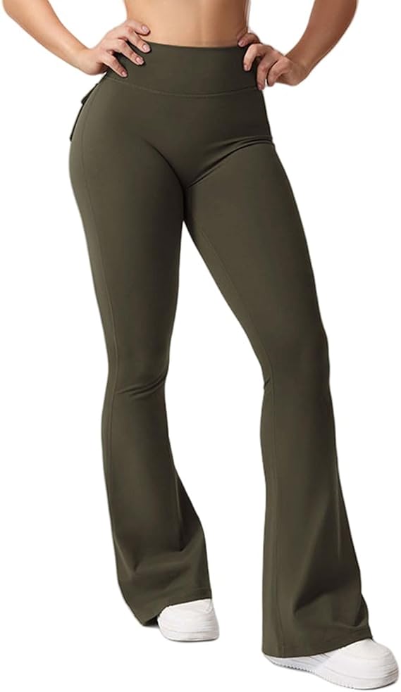 Tummy Control Butt Lifting Bootcut Yoga Pants