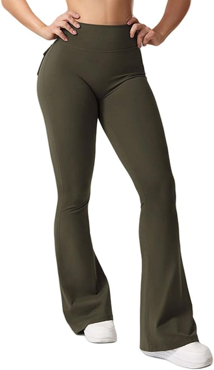 Tummy Control Butt Lifting Bootcut Yoga Pants