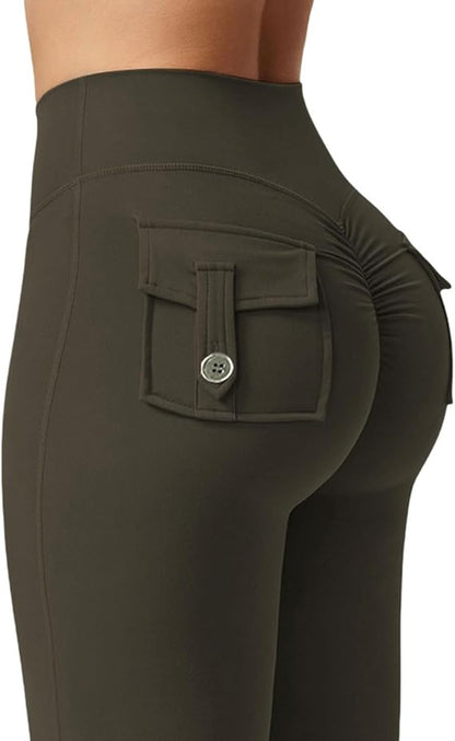 Tummy Control Butt Lifting Bootcut Yoga Pants