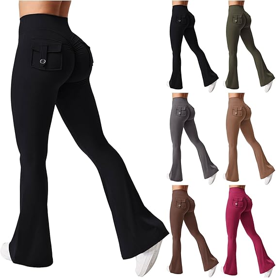 Tummy Control Butt Lifting Bootcut Yoga Pants