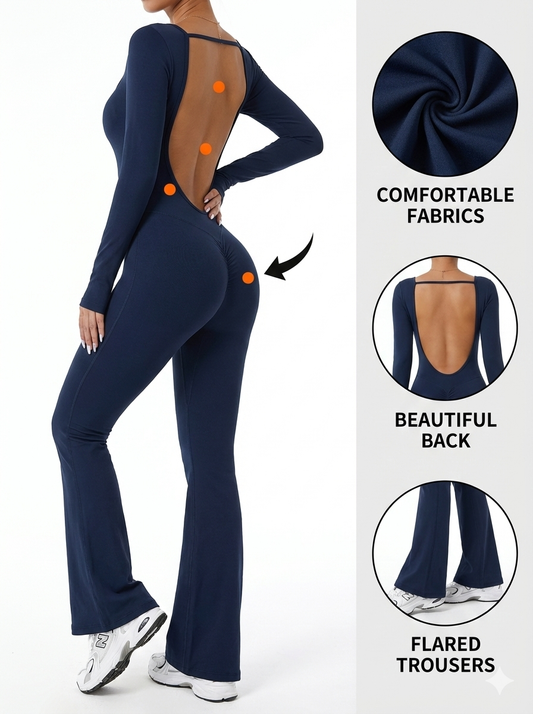 Exercise jumpsuit women's sportswear